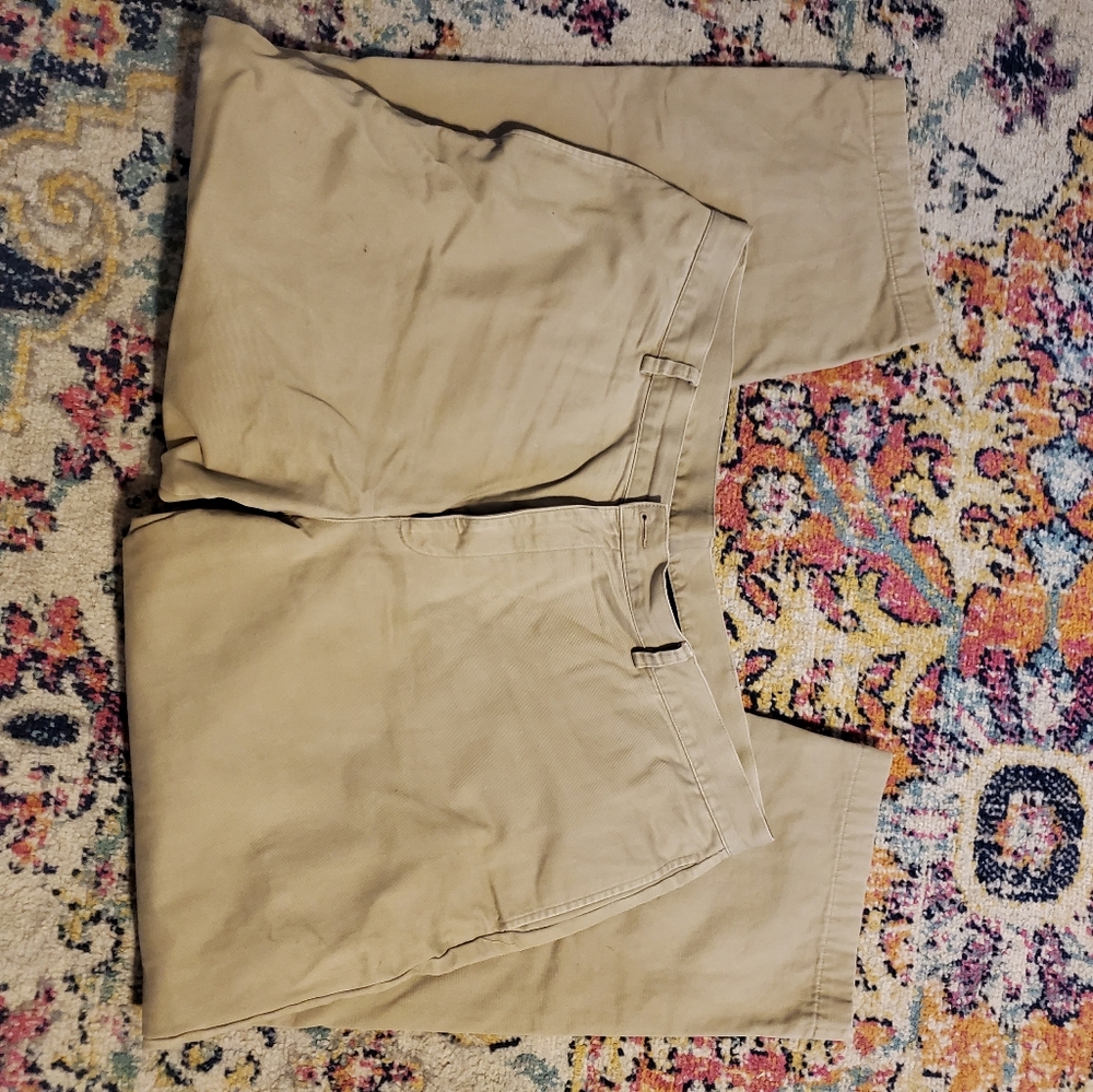 L. L. Bean flannel lined khaki
